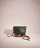 COACH®,VINTAGE MINI BAG,Smooth Leather,Brass/Bottlegreen Multi,Front View