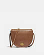 COACH®,VINTAGE MINI BAG,Smooth Leather,Brass/Tan,Front View