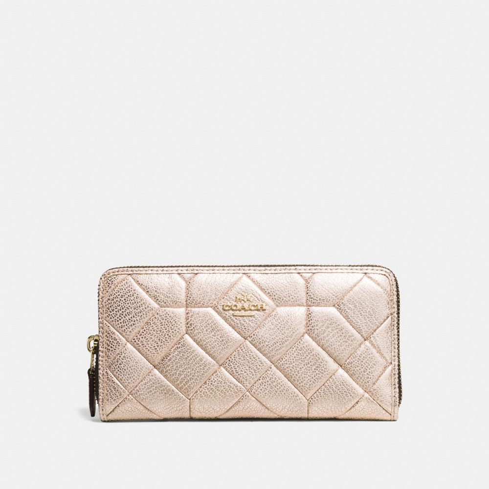 Rose gold coach online wallet