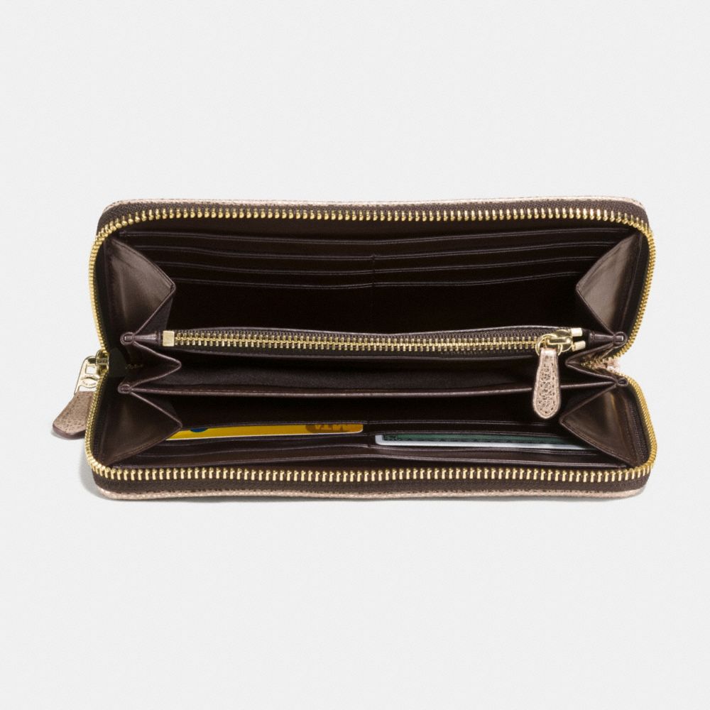 Accordion Zip Wallet