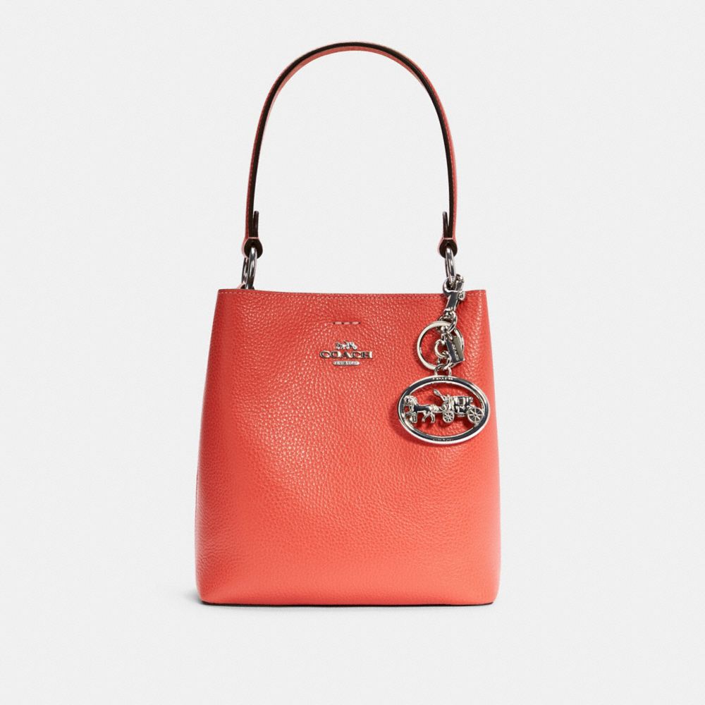 COACH®,Horse And Carriage Bag Charm,,Angle View