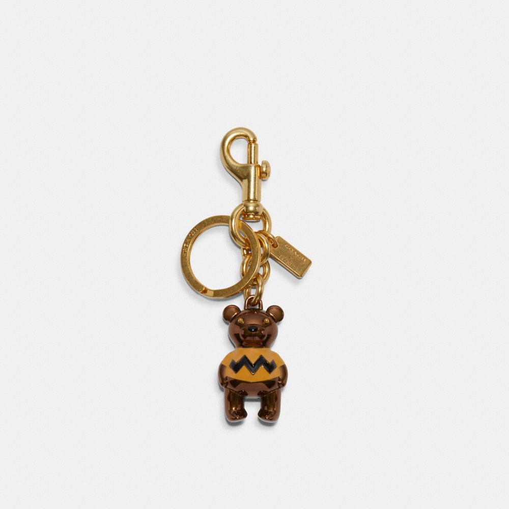 COACH® Outlet | Coach X Peanuts Charlie Brown Bear Bag Charm