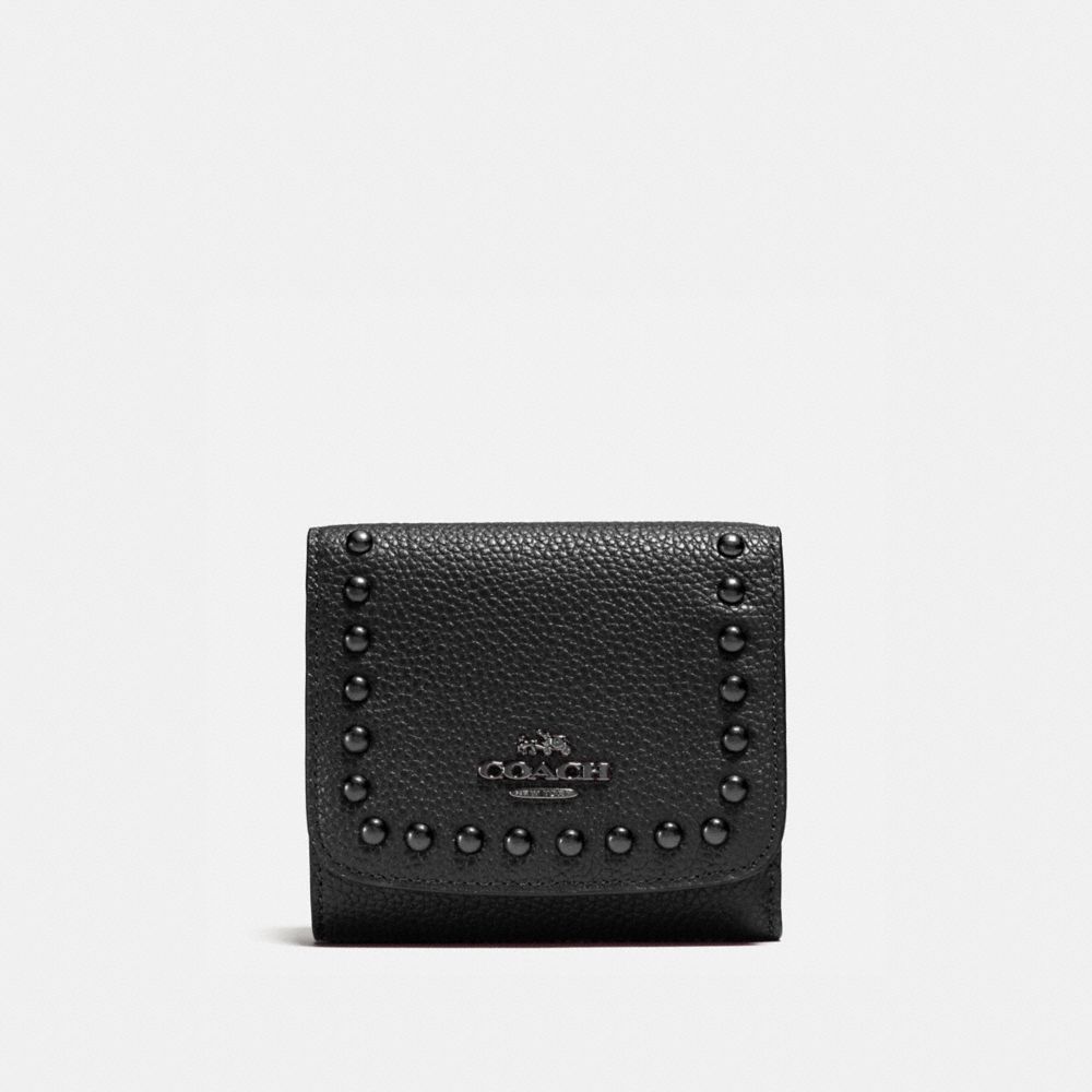 Small Wallet With Lacquer Rivets
