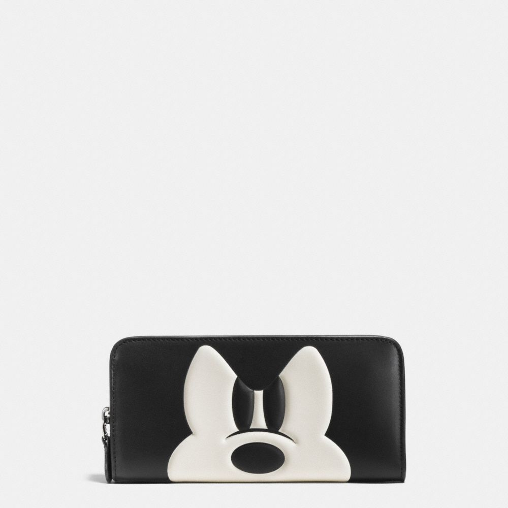 Mickey Accordion Zip Wallet In Glovetanned Leather