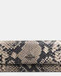 Soft Wallet In Python Embossed Leather