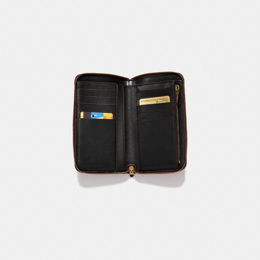 Medium Zip Around Wallet With Willow Floral Print