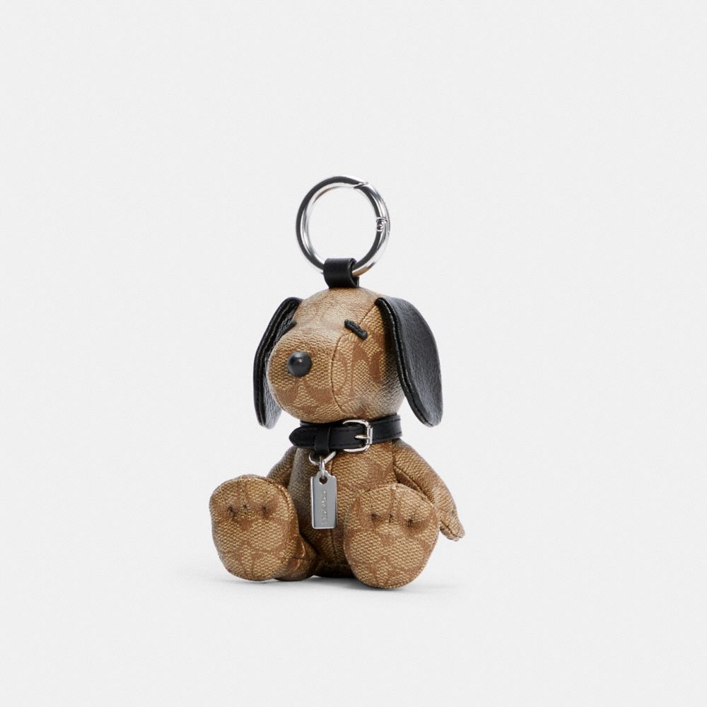 Snoopy Hot Dog Car Keychain Universal Multifunctional Pu Leather