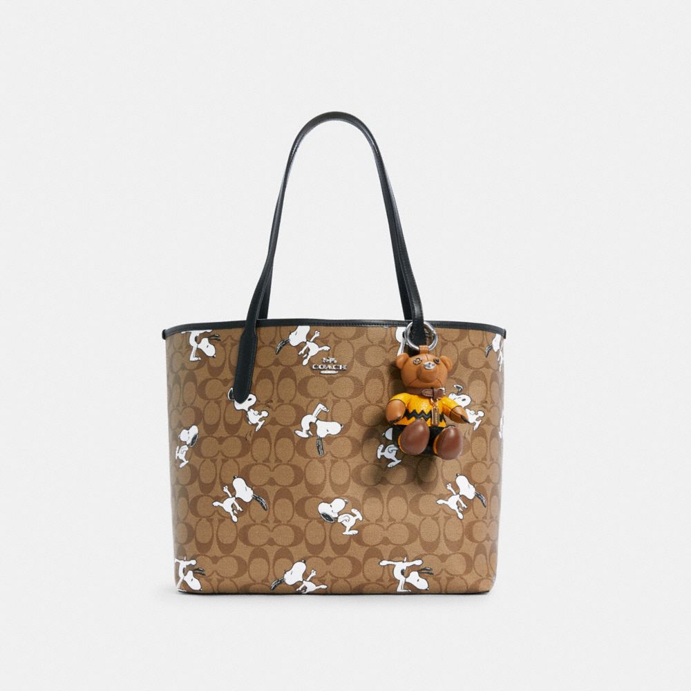 Coach X Peanuts Charlie Brown Bear Collectible Bag Charm