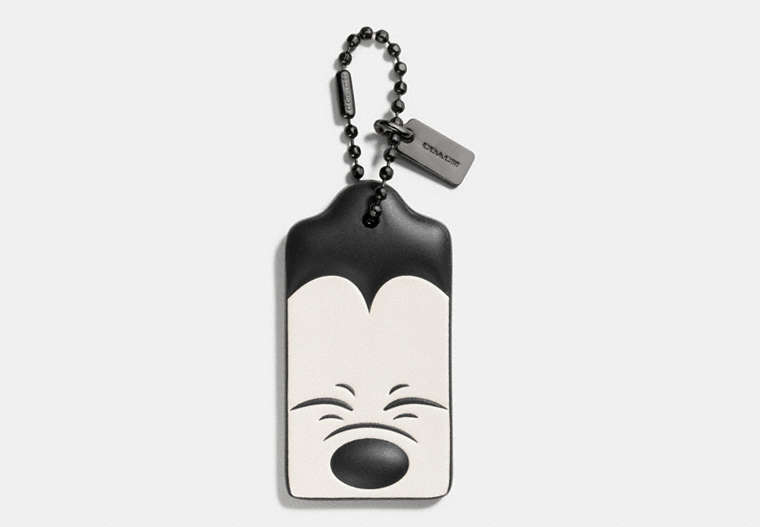 Squinting Mickey Hangtag In Glovetanned Leather