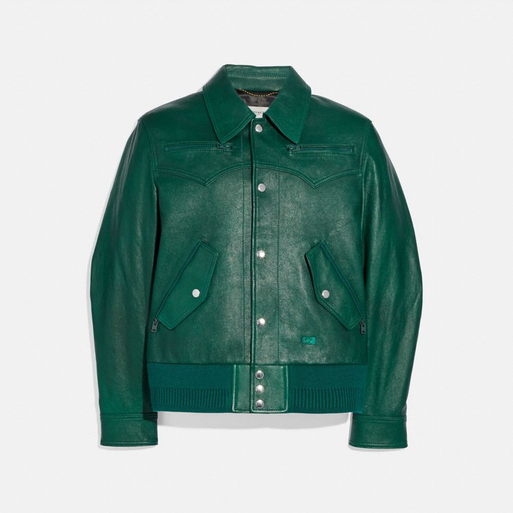 Leather Blouson