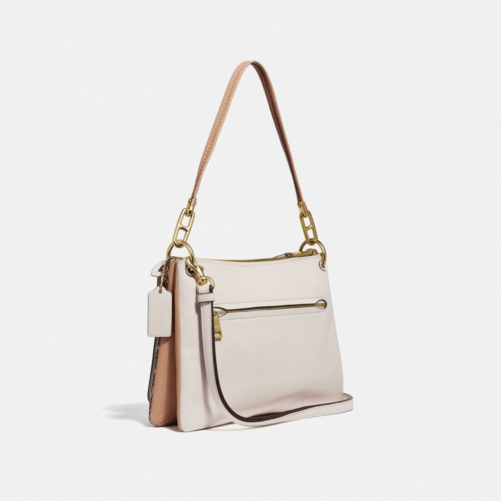 Coach Ladies Signature Canvas Dreamer 21 With Snakeskin Detail