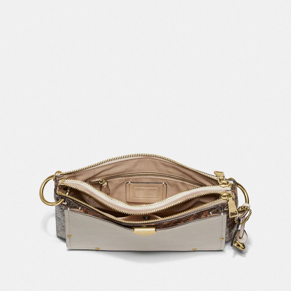 COACH Dreamer Shoulder Bag With Snakeskin Detail