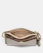 COACH®,DREAMER SHOULDER BAG WITH SNAKESKIN DETAIL,Leather,Medium,Gold/Chalk Multi,Inside View,Top View
