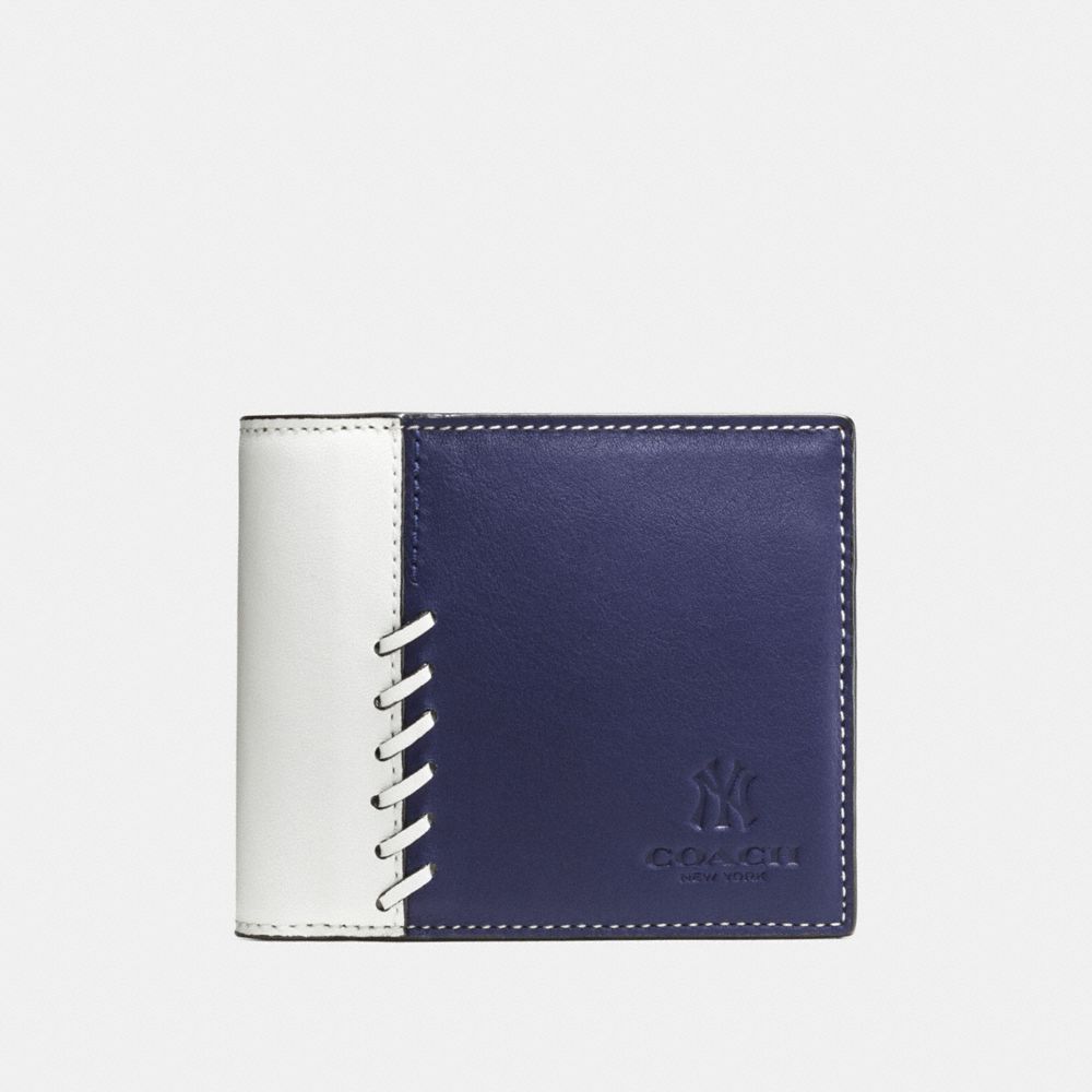 Mlb Compact Id Wallet With Rip And Repair COACH