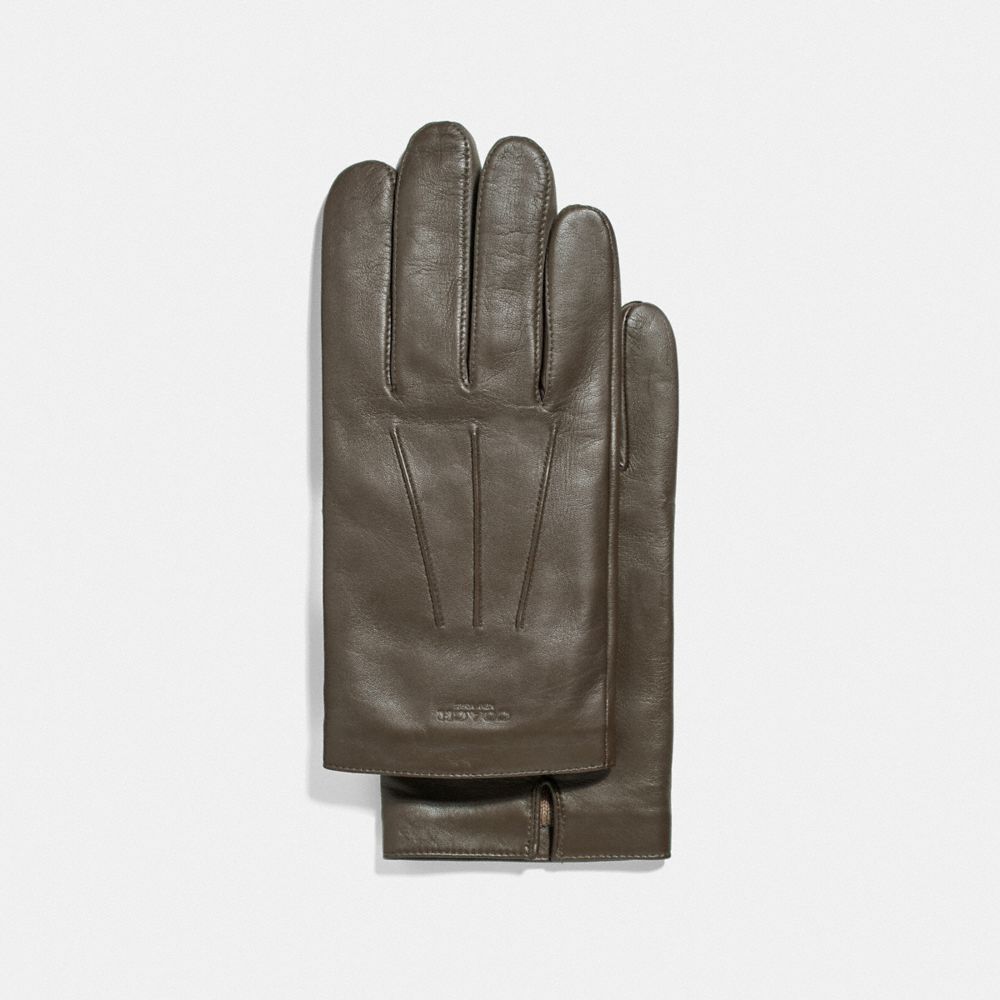 Coach store leather gloves