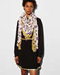 Scattered Leaves Oversized Square Scarf