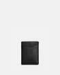 COACH®,3-IN-1 CARD CASE,Smooth Leather,Black,Front View