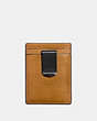 COACH®,3-IN-1 CARD CASE,Smooth Leather,CARAMEL,Back View