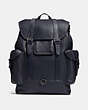 COACH®,GOTHAM BACKPACK IN GLOVETANNED LEATHER,Leather,Navy/Black Copper,Front View