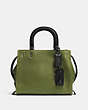 COACH®,ROGUE BAG 25,Leather,Medium,Black Copper/Utility,Front View