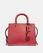 COACH®,ROGUE 25,Leather,Medium,BP/Ruby,Front View