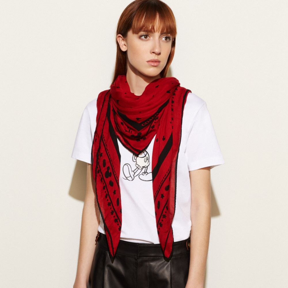 Mickey Oversized Square Scarf