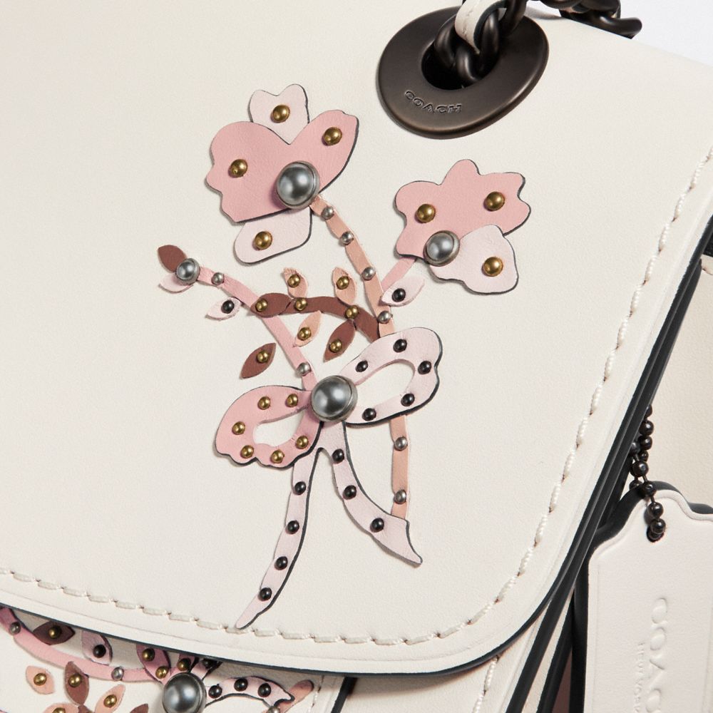 Coach parker with floral embroidery new arrivals