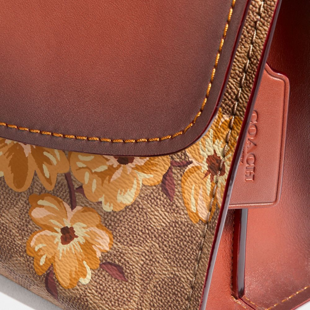 COACH Parker In Signature Canvas With Prairie Floral Print COACH