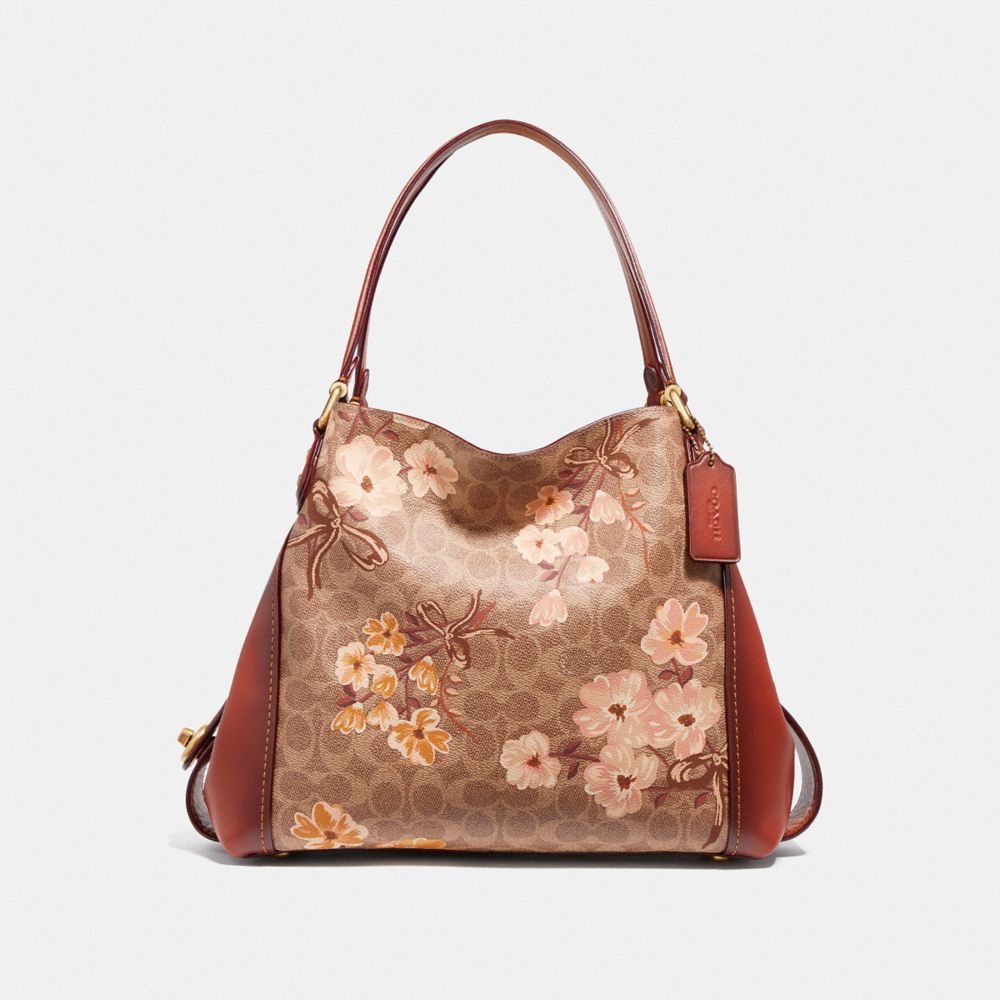 Sac de voyage en toile avec imprimé floral - Sac Bandoulière