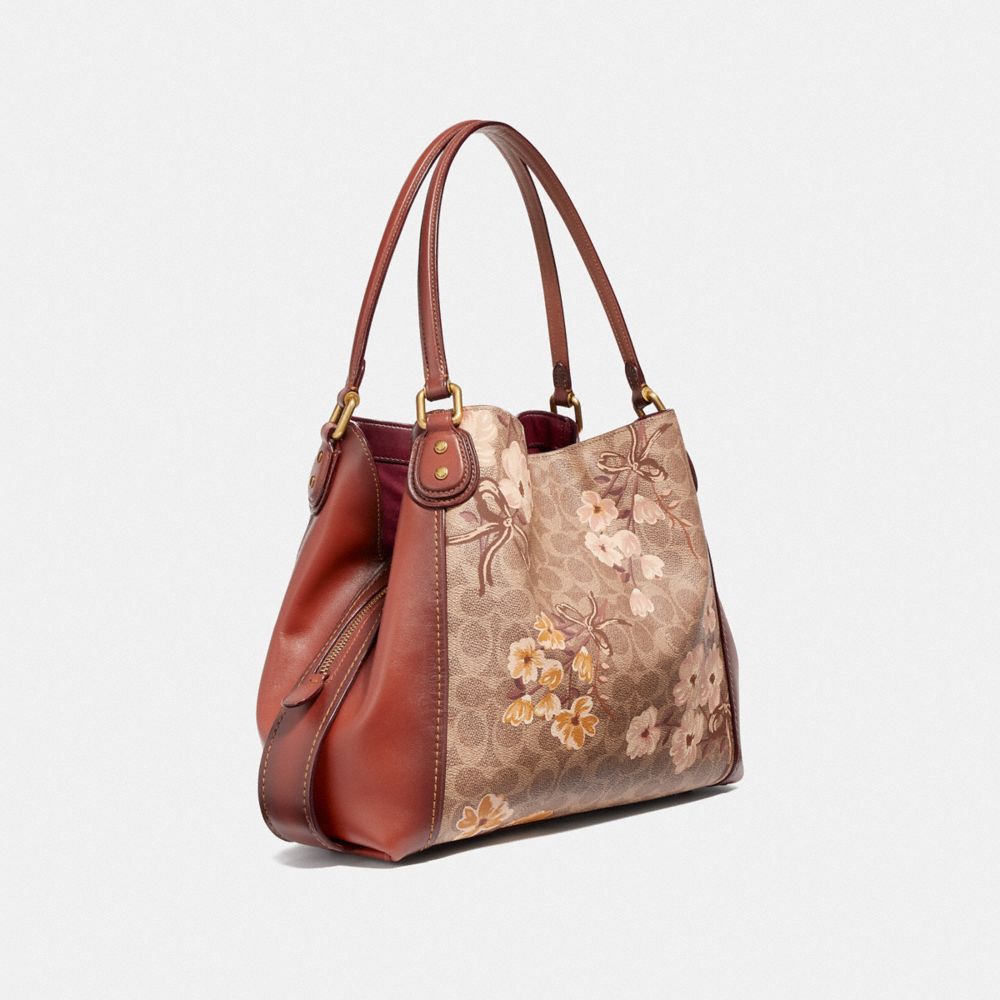 Coach edie 31 online rose print