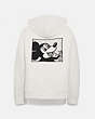 COACH®,DISNEY MICKEY MOUSE X KEITH HARING SWEAT À CAPUCHE COMPLET,coton,Blanc,Angle View