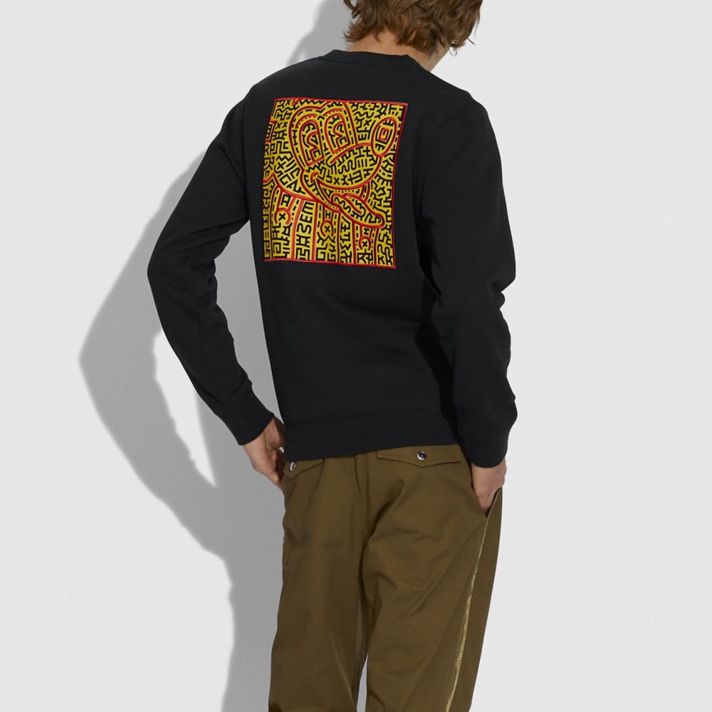 COACH®  Disney Mickey Mouse X Keith Haring Sweatshirt