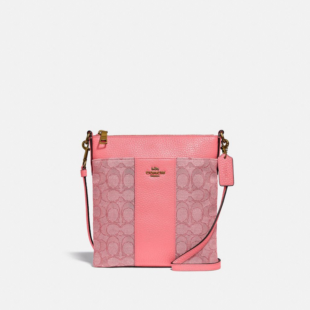 COACH®,QA_AUTO_SIGNATURE JACQUARD KITT,,Front View