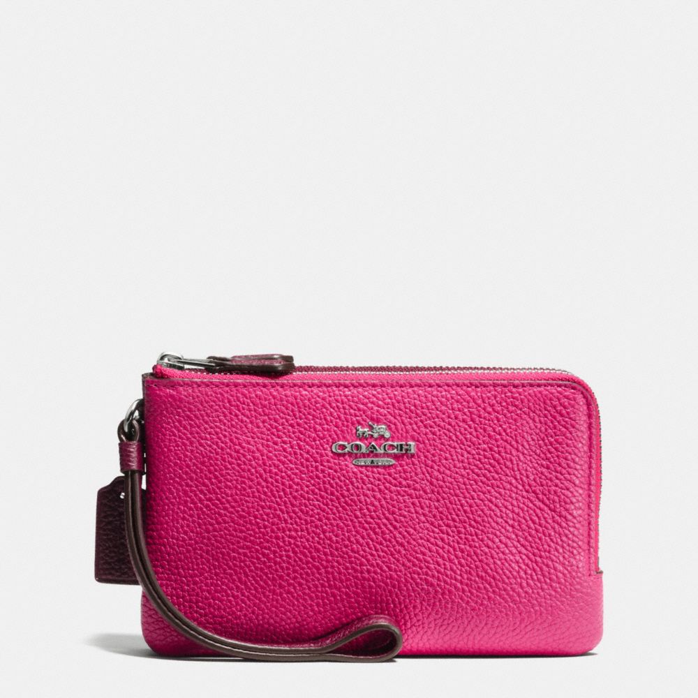 Pink store coach wristlet