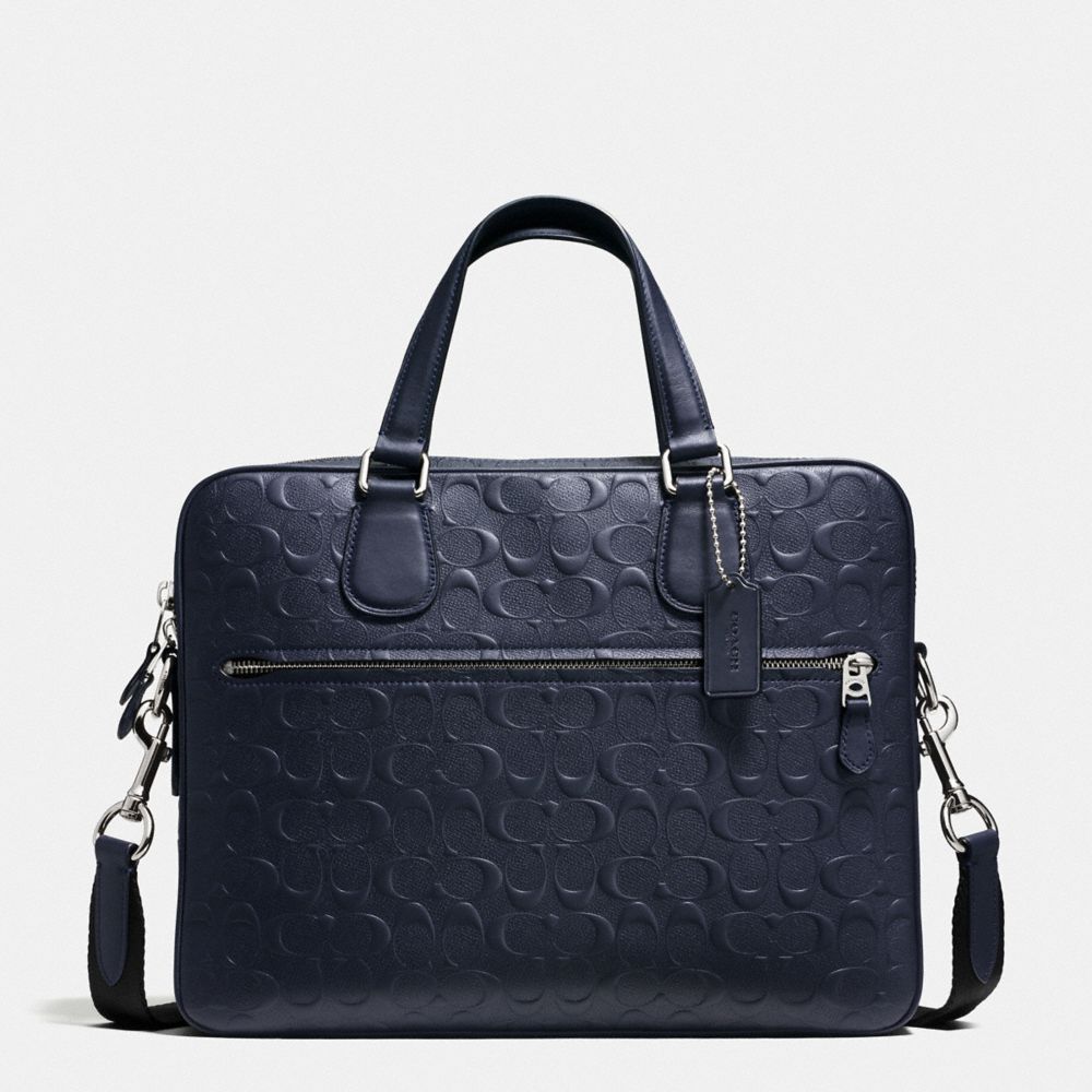 Coach Signature Hudson Commuter Bag F70181| Laptop Business Briefcase