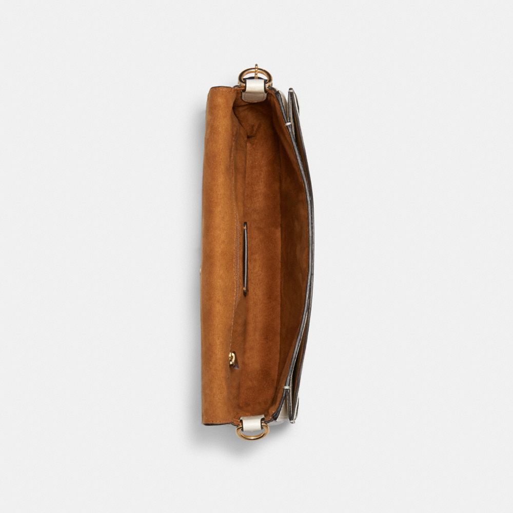 COACH®,Georgie Shoulder Bag With Rivets,,Inside View,Top View