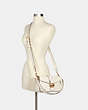 COACH®,GEORGIE SHOULDER BAG WITH RIVETS,Leather,Medium,Gold/Chalk,Alternate View