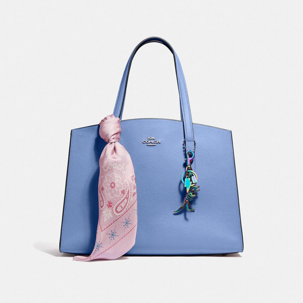 COACH®,Rexy Bag Charm,,Angle View