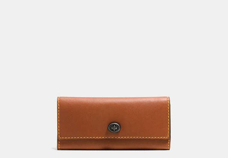 Turnlock Wallet In Glovetanned Leather