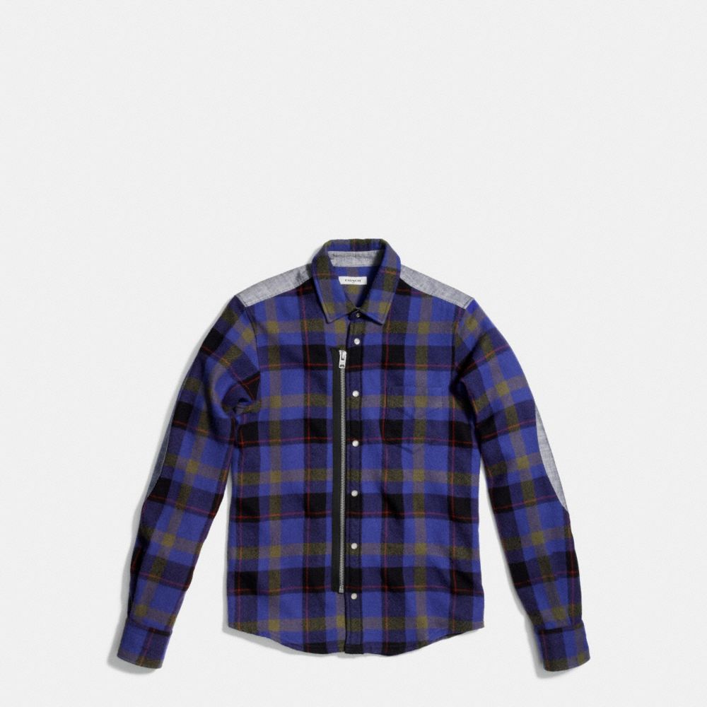 Plaid Zip Shirt