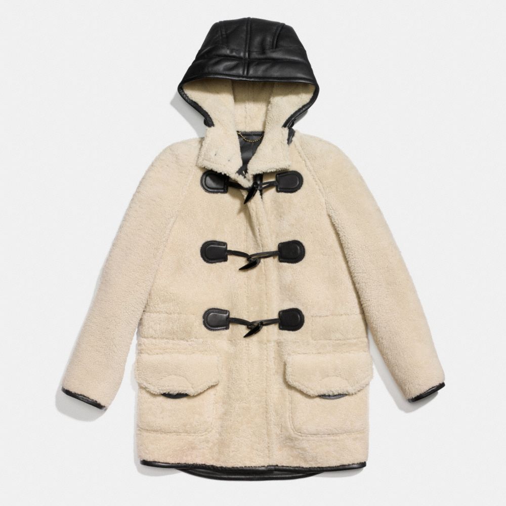 Shearling Toggle Coat
