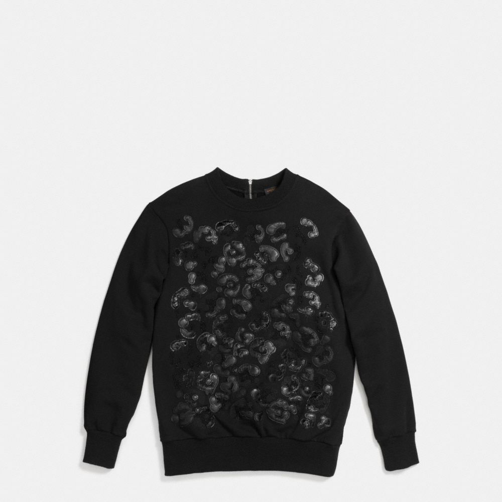 Sweatshirt à imprimé camouflage