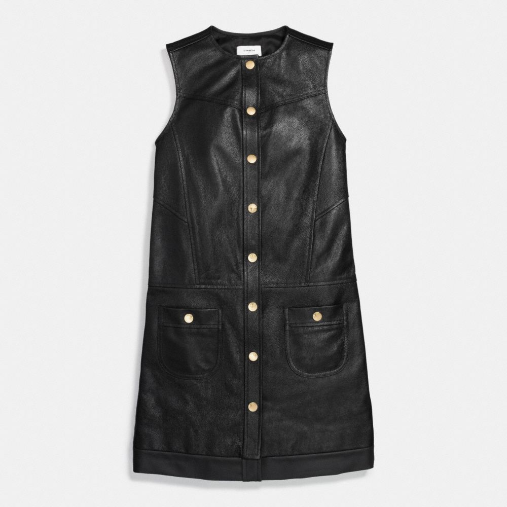 Coach leather outlet dress