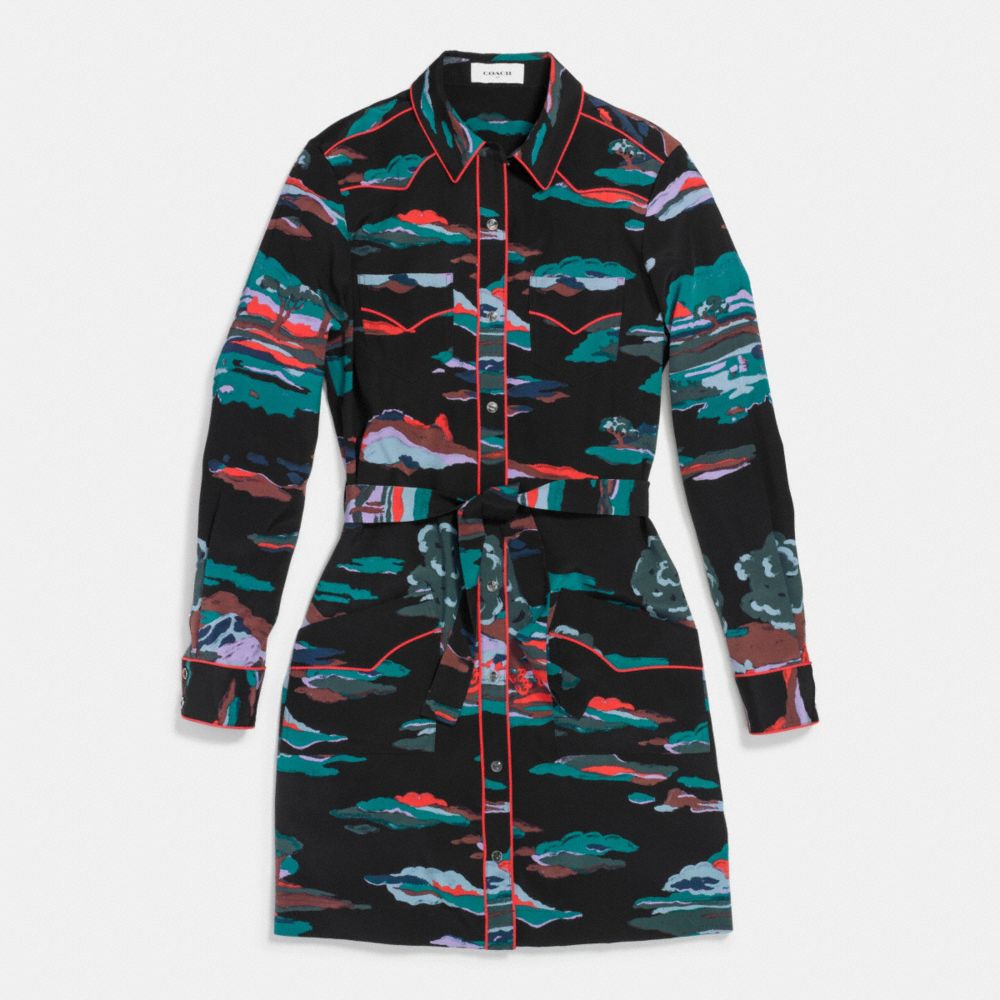 Souvenir Sky Silk Dress