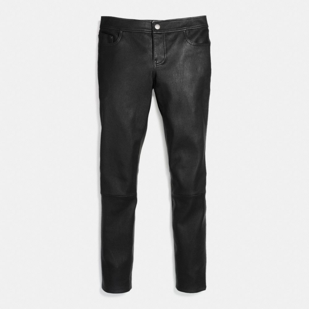 Stretch Leather Jean