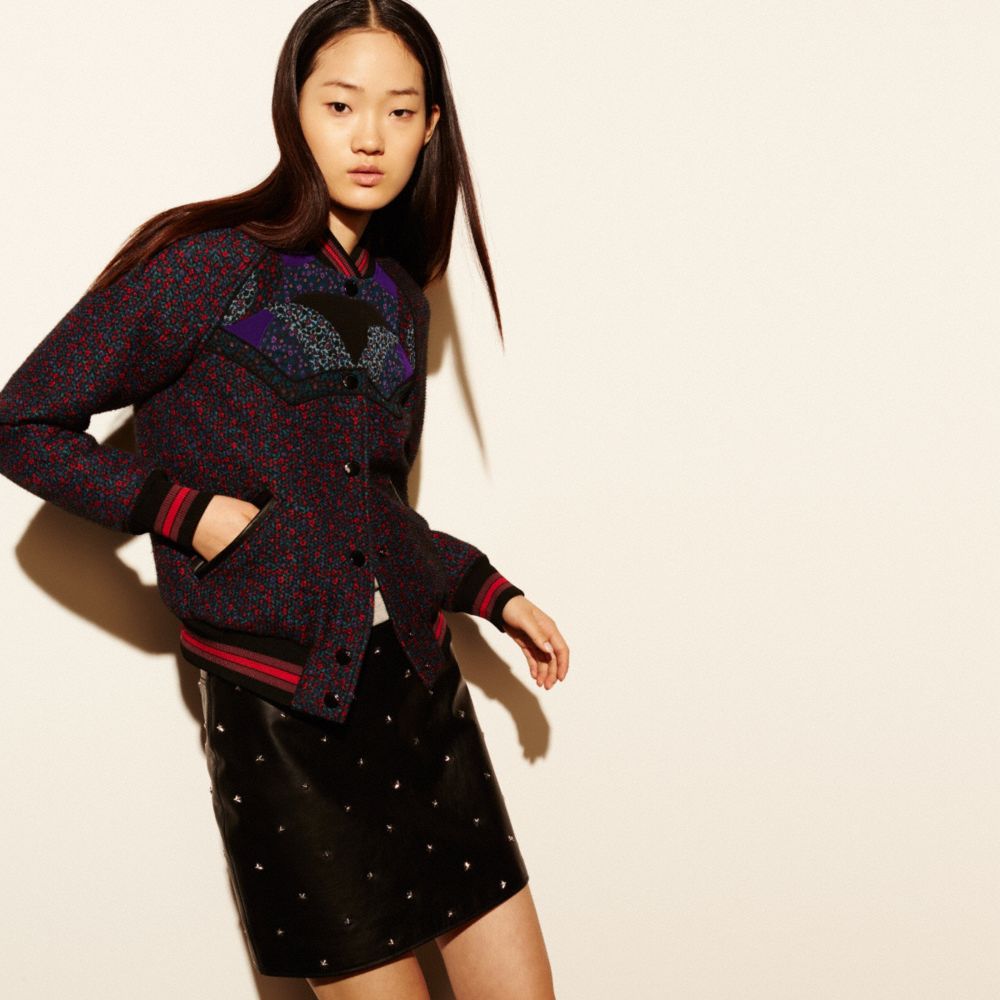 Needle Punch Varsity Jacket