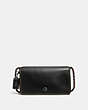 COACH®,DINKY,Glovetanned Leather,Small,Black Copper/Black,Front View