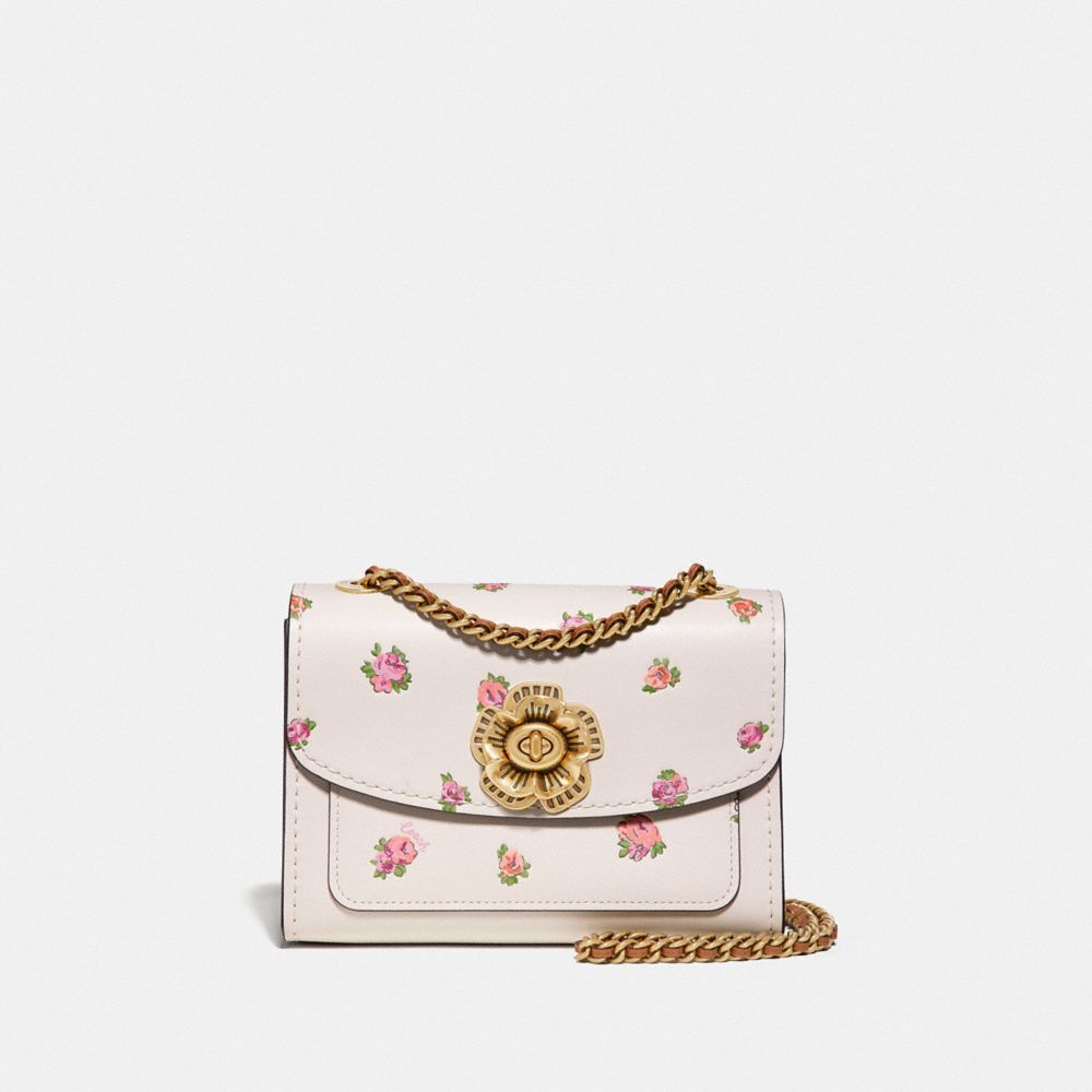 Coach rose store print purse