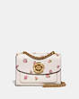 COACH®,PARKER 18 WITH MINI VINTAGE ROSE PRINT,Leather,Small,Brass/Chalk Multi,Front View