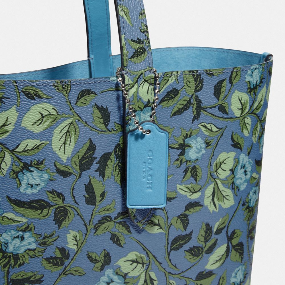 Coach highline tote with floral clearance print